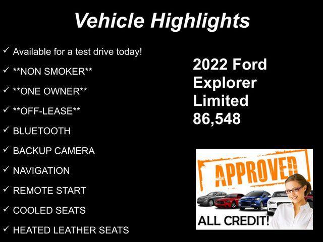 used 2022 Ford Explorer car, priced at $25,469