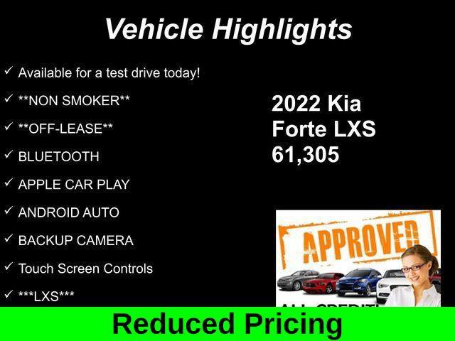 used 2022 Kia Forte car, priced at $15,613