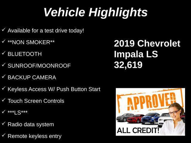 used 2019 Chevrolet Impala car, priced at $20,082