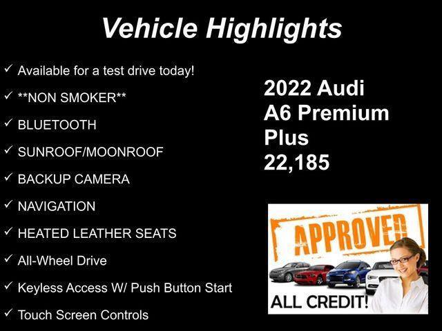 used 2022 Audi A6 car, priced at $34,067