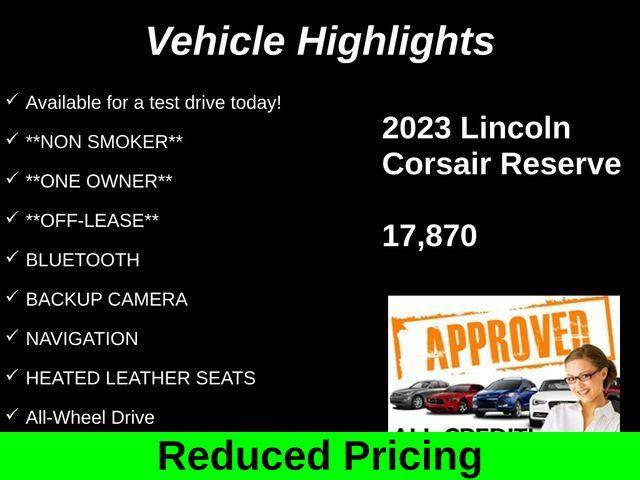 used 2023 Lincoln Corsair car, priced at $38,372