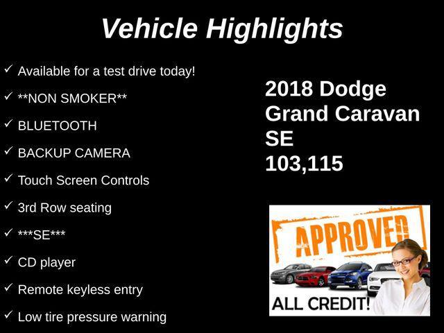 used 2018 Dodge Grand Caravan car, priced at $10,817