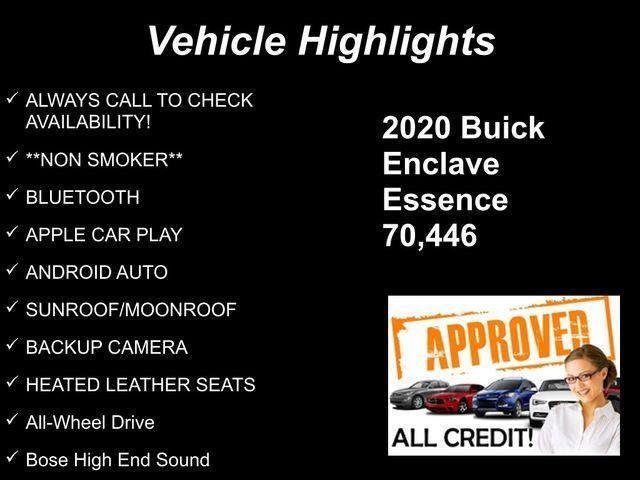 used 2020 Buick Enclave car, priced at $21,764