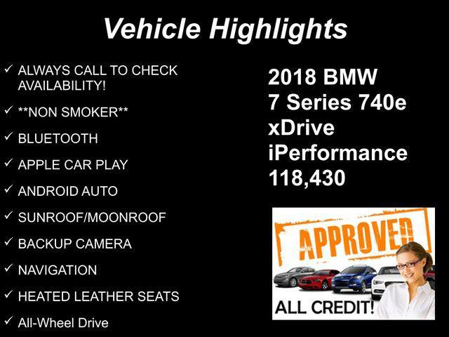 used 2018 BMW 740e car, priced at $17,085