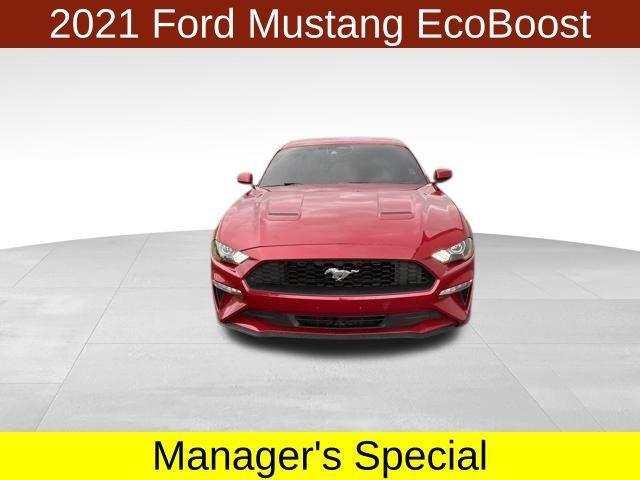 used 2021 Ford Mustang car, priced at $21,943