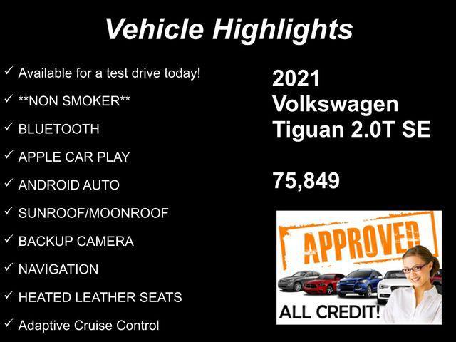 used 2021 Volkswagen Tiguan car, priced at $16,781