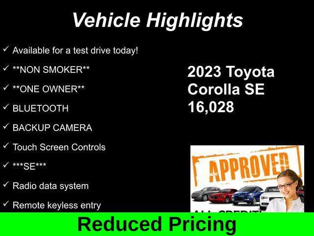 used 2023 Toyota Corolla car, priced at $22,438