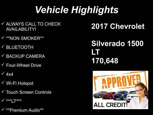 used 2017 Chevrolet Silverado 1500 car, priced at $15,922