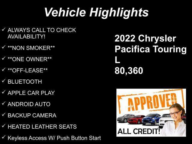 used 2022 Chrysler Pacifica car, priced at $19,742