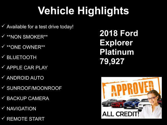 used 2018 Ford Explorer car, priced at $22,007