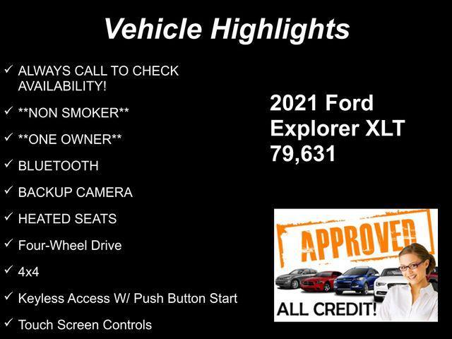used 2021 Ford Explorer car, priced at $22,998