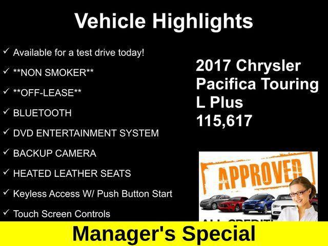 used 2017 Chrysler Pacifica car, priced at $12,694