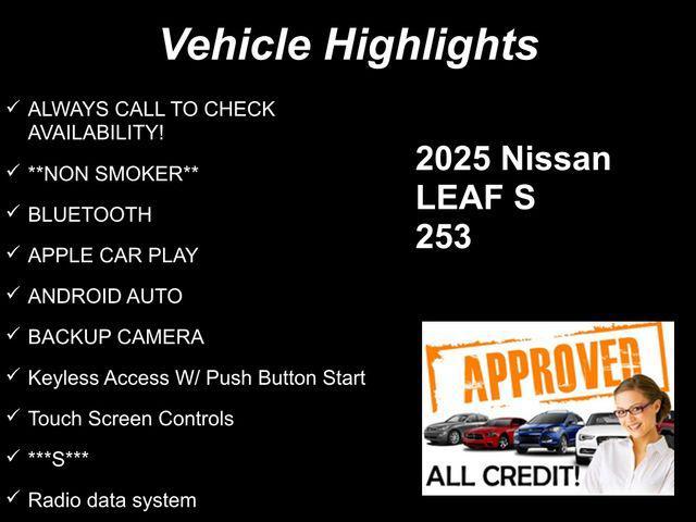 used 2025 Nissan Leaf car, priced at $15,254