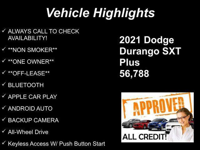 used 2021 Dodge Durango car, priced at $24,987