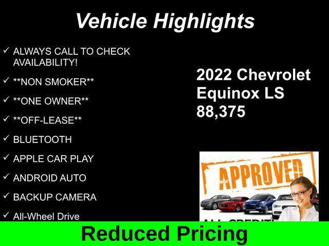 used 2022 Chevrolet Equinox car, priced at $16,464