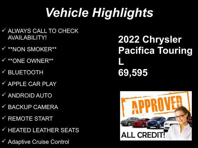 used 2022 Chrysler Pacifica car, priced at $21,994