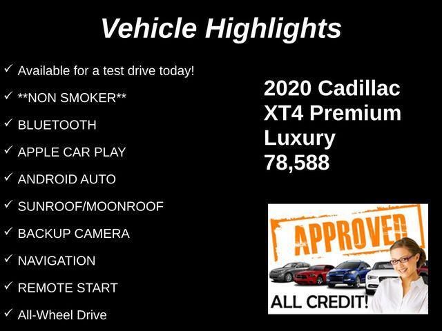 used 2020 Cadillac XT4 car, priced at $22,309