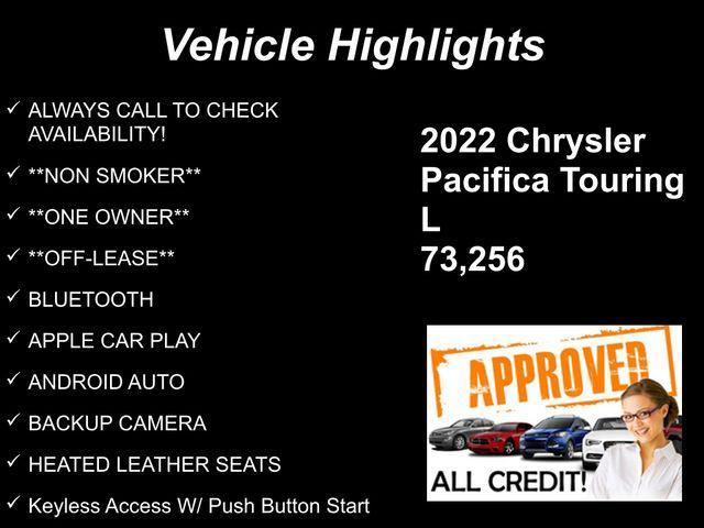 used 2022 Chrysler Pacifica car, priced at $20,333