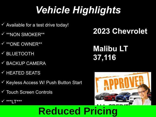 used 2023 Chevrolet Malibu car, priced at $17,067