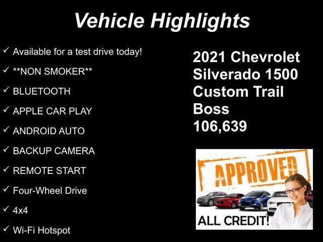 used 2021 Chevrolet Silverado 1500 car, priced at $29,681