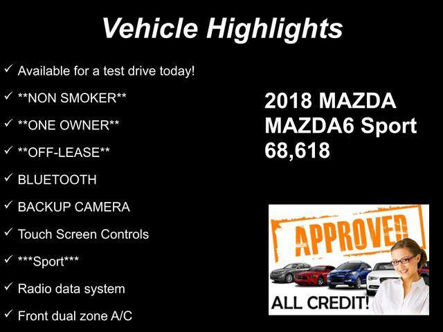 used 2018 Mazda Mazda6 car, priced at $16,463