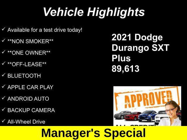 used 2021 Dodge Durango car, priced at $23,423