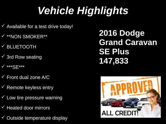 used 2016 Dodge Grand Caravan car, priced at $8,281