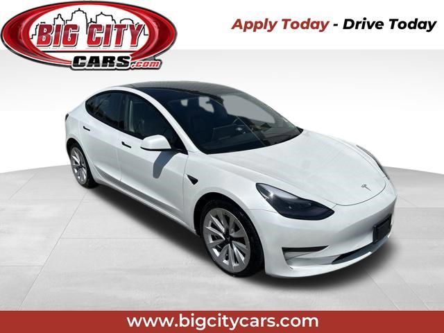 used 2022 Tesla Model 3 car, priced at $27,533