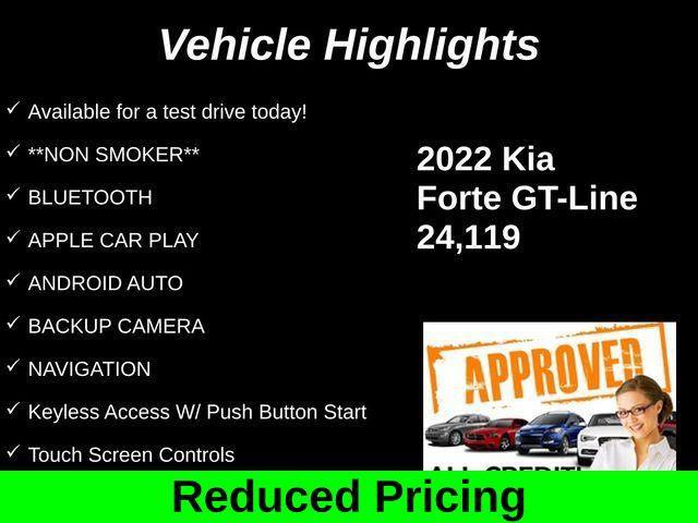 used 2022 Kia Forte car, priced at $17,544