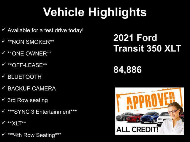 used 2021 Ford Transit-350 car, priced at $34,743