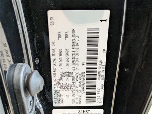 new 2025 Toyota Sequoia car, priced at $80,595