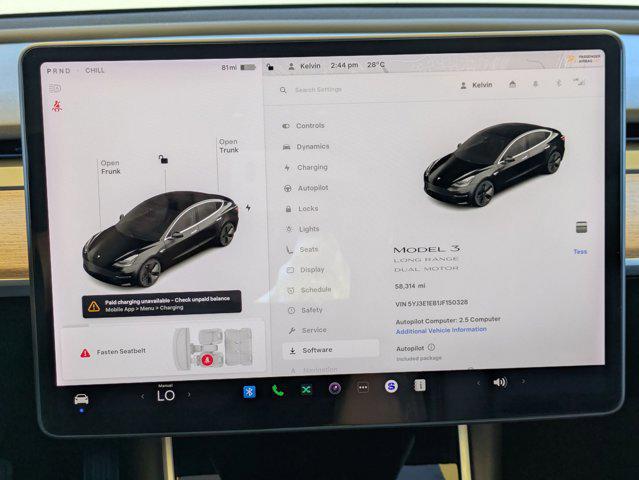 used 2018 Tesla Model 3 car, priced at $22,477