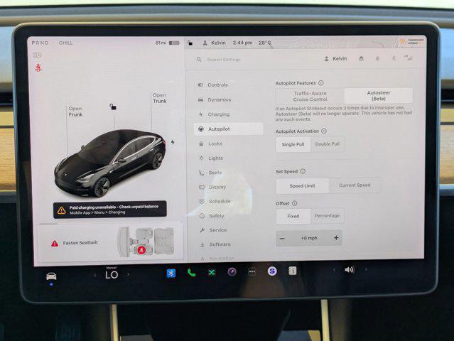used 2018 Tesla Model 3 car, priced at $22,477