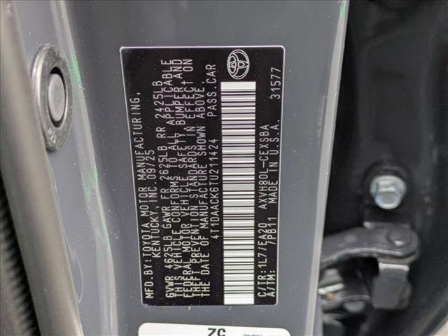new 2026 Toyota Camry car, priced at $31,927