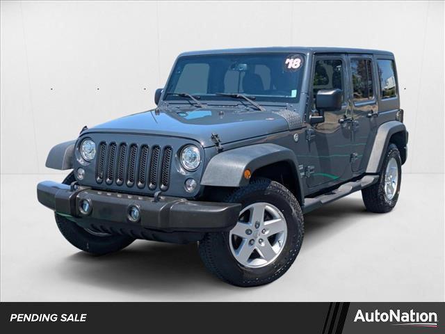 used 2018 Jeep Wrangler JK Unlimited car, priced at $20,668