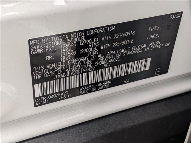 new 2024 Toyota RAV4 Prime car, priced at $48,147