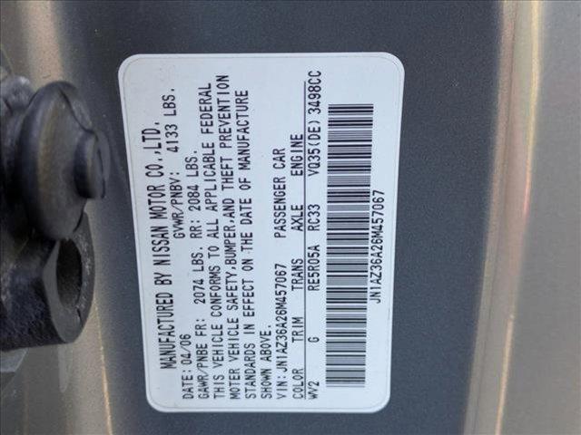 used 2006 Nissan 350Z car, priced at $10,985