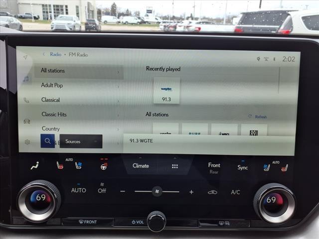 new 2025 Lexus TX 500h car, priced at $75,440