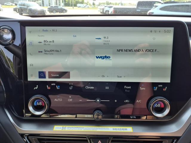 new 2025 Lexus TX 500h car, priced at $73,884
