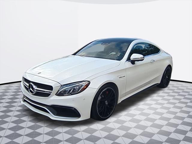used 2018 Mercedes-Benz AMG C 63 car, priced at $48,000