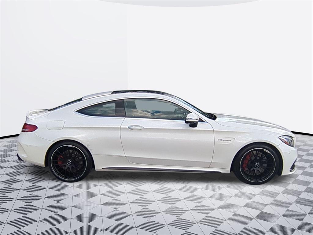 used 2018 Mercedes-Benz AMG C 63 car, priced at $48,000