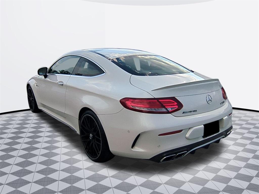 used 2018 Mercedes-Benz AMG C 63 car, priced at $48,000