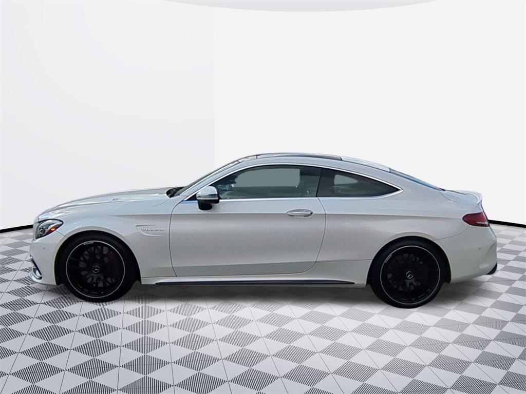 used 2018 Mercedes-Benz AMG C 63 car, priced at $48,000