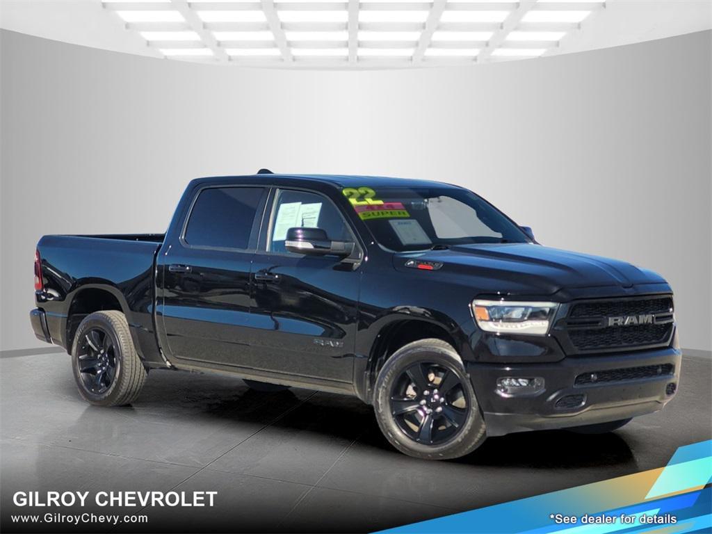 used 2022 Ram 1500 car, priced at $38,399
