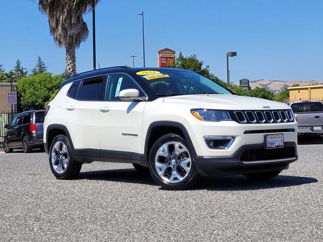 used 2021 Jeep Compass car, priced at $23,216