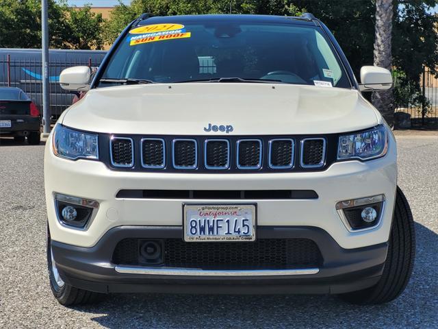 used 2021 Jeep Compass car, priced at $23,216