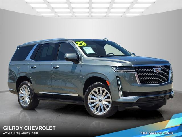 used 2023 Cadillac Escalade car, priced at $78,111