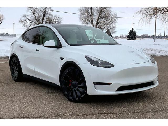 used 2022 Tesla Model Y car, priced at $38,995