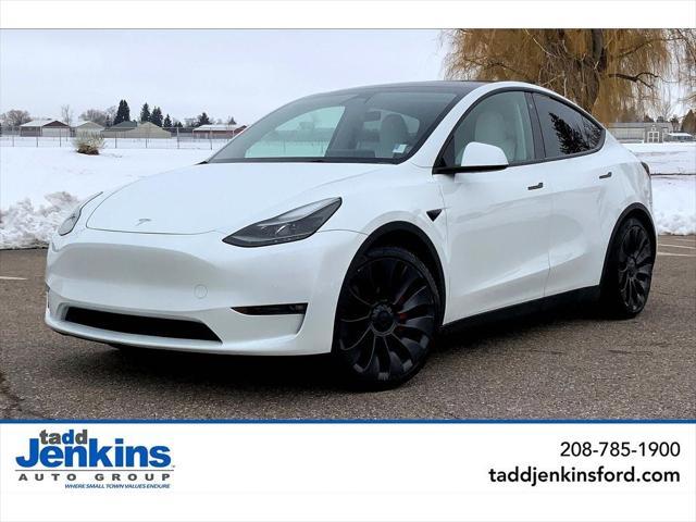 used 2022 Tesla Model Y car, priced at $38,995