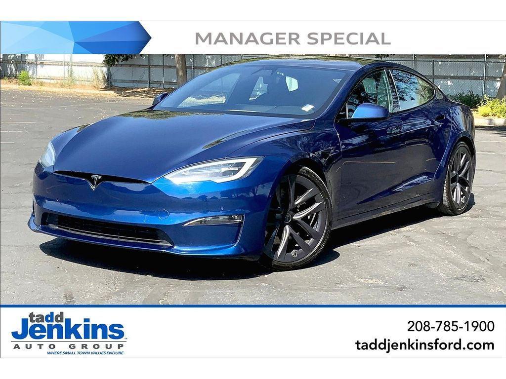 used 2021 Tesla Model S car, priced at $36,995